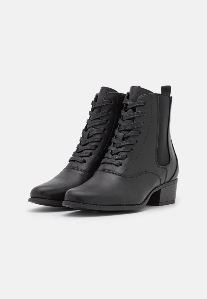 Bottines ANNA FIELD Anna Field Lace-up Ankle Boots Noir Femme | JDP-7360024